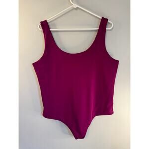 Express Women's XL Purple Bodysuit Tank Top